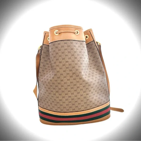 Gucci Ophidia Vintage Drawstring Bucket Shoulder Bag - Picture 2 of 11